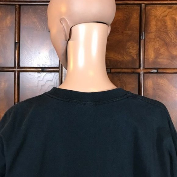 NWOT 'RECOGNIZE THIS' Black Long Sleeve Preshrunk 100% Cotton Tee - Picture 8 of 9